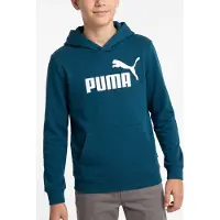 Puma Kapuzensweatshirt "ESS NO 1 LOGO HOODIE FL B", mit Rundhalsausschnitt, mit Kapuze mit Jerseyfutter