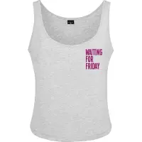 Miss Tee Muskelshirt "Damen Ladies Waiting For Friday Box Tank" 1