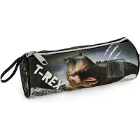 OEM Federmäppchen Tombolino, 21 x 8 cm, Polyester, Reißverschluss, Jungle Rex