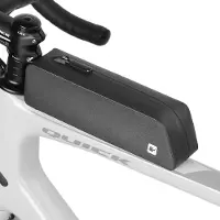 Merkloos Fahrradtasche – Wasserdichtes TPU-Material – Schwarz – 22 x 5,5 x 5,8 cm