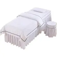 Merkloos Beauty-Massage-Set mit Kissenbezug und Rock für Schönheitssalons