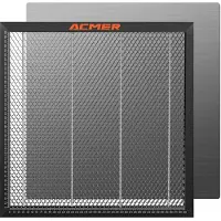 StarTech.com Honeycomb-Arbeitsplatte für Laser - CO2 Lasergravier- und Schneidtisch - Universal für Gravurmaschinen - 260×215×22 mm - Aluminiumplatte - Mit Fixierstiften und Skala - Rutschfeste Unterlage