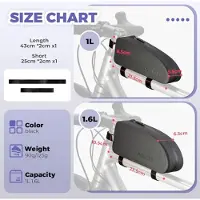 Markenlos Wasserdichte Lenkertasche für Mountainbikes – Leicht und langlebig