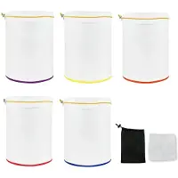StarTech.com Filterbeutel - Bubble-Filterbeutel für Flüssigkeiten - 5er-Pack - Weiß - Polyester - 44 cm Hoch - 31/30 cm Durchmesser (Oben/Unten) - Für ätherische Öle, Kaffee und Saft