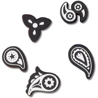 Crocs Uni's Paisley Bandana 5er-Pack Schuhanhänger, Einheitsgröße, Bandana mi