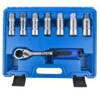 StarTech.com Stoßdämpfer Werkzeug - 18-teiliges Mutter Steckschlüssel Set - Für Federbein und Domlager Wechsel - Spezialnüsse - 1,27 cm Vierkantantrieb - Chrom-Vanadium-Stahl