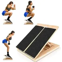 StarTech.com Holz Kippbrett - Verstellbares Waden Stretch Board - 5 Neigungsstufen - Für Wade, Oberschenkel, Achillessehne, Knöchel - Reha & Muskelentspannung