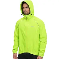 Merkloos Regenjacke, Fahrrad-Regenjacke – Wasserdicht – Windjacke – Für Herren