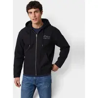 Deus Ex Machina für Herren. D263MJK102 Schwarze Jacke mit Kapuze Harajuku (M), Lässig, Baumwolle