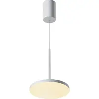 Maytoni LED-Hängeleuchte Plato, weiß, Ø 18,5 cm, Aluminium