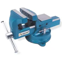 Dripio Schraubstock 125 mm, Amboss, austauschbare Spannbacken