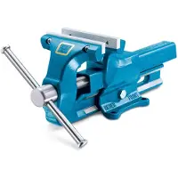 Dripio Schraubstock 140 mm, Spannweite 200 mm, Backen umkehrbar