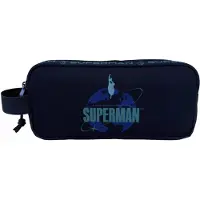 OEM Superman Federmäppchen, zylindrisch, blau, M, Polyester