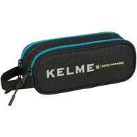 OEM Schulmäppchen für Kinder, 21 x 6 x 8 cm, Schwarz, M, Polyester