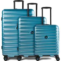 Worldpack Bubble Trolley Set L/M/S - Hellblau