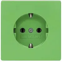 Siemens 5UB1851 DELTA style SCHUKO-Steckdose, grün