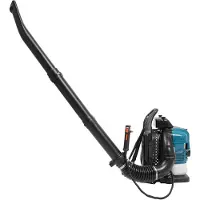 LTPRTZ Benzinbetriebener Laubbläser – Laubbläser für den Garten – zur Reinigung von Rasenflächen – 4-Takt-Motor – 75,6 cm³ – Blau