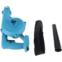 LTPRTZ Akku-Laubbläser – Akkubetriebener Laubbläser für den Garten – Für eine schnelle Reinigung – Kombigerät: Laubbläser und Staubsauger – 1,15 kg – Schwarz