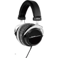 Superlux HD660 Geschlossene Bügelkopfhörer, Schwarz/Weiß