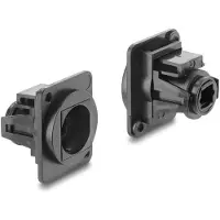DeLOCK D-Typ Modul TOSLINK Buchse zu TOSLINK Buchse schwarz Kunststoff