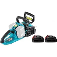 OEM Elektrische Kettensäge, 40 cm Schwert, bürstenloser Motor, mit 2*Batterie