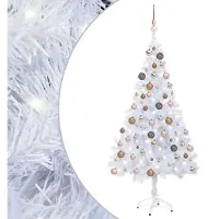 Syfax Künstlicher Weihnachtsbaum Beleuchtung Kugeln 120cm 230 Zweige