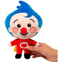 Merkloos Plüschtier Plim Plim Figur Kuscheltier - 20 cm - Mehrfarbig - Mit Geräuschen und Sätzen - Inklusive LR44 Batterien