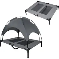 Merkloos Hundebett Hundekorb - 92 x 76 x 92 cm - 2-in-1 Outdoor - Für große und kleine Hunde