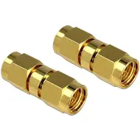DeLOCK 88726, SMA, SMA, Gold