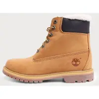 Timberland für Damen. TB0A5U9S7541 Premium 6 Inch Warm Waterproof Boots camel (39 W), Braun, Flach, Nubukleder, Schnürung, Lässig, Sportlich