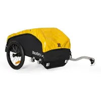 Merkloos Fahrradanhänger Fahrradkinderanhänger Lastenanhänger - Aluminiumrahmen - Wasserabweisende Hülle - Zweirädrig