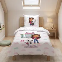 Merkloos Bettwäsche-Set für Kinder, 135x200 cm, aus Flanell-Baumwolle