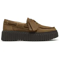 Clarks Torhill Boat 26329432 4, Schnürschuhe in Braun für Damen, Größe 39