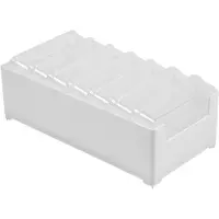 LTPRTZ Kabel Organizer Box mit 7 Fächern staubdicht für Ladekabel und Stecker