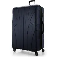 Merkloos Reisekoffer Trolley Koffer - Harte Schale - 84,5 cm - 142 l - TSA-Zahlenschloss - Dunkelblau