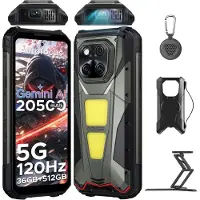 Doogee V Max Play 5G Android 15 Outdoor Smartphone Handy, IP68/IP69K, 6,78" 120Hz, 20500mAh, 36+512GB, 200MP, NFC, Fingerabdruck, ohne Vertrag