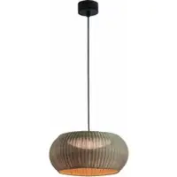 Bover LED-Außen-Pendellampe Perris, braun/braun, Ø 47 cm