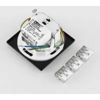 Molto Luce LED-Einbaulampe Wall 68 R Sina IP44 SQ, schwarz