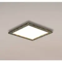 Quitani LED-Panel Aurinor, goldfarbig patiniert, 45 cm