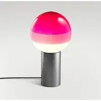 Marset Tischlampe Dipping Light, Höhe 22 cm, rosa/grafit