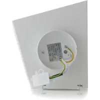 Mantra-Iluminacion Wandleuchte Asimetric aus Stahl, weiß