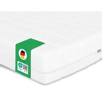 Merkloos Ergonomische Matratze aus Kaltschaum, 70 x 200 cm, mit 7 Zonen