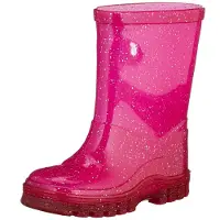 Merkloos Gummistiefel Regenstiefel Kinderstiefel - Glitzer - Klassisch - Rosa