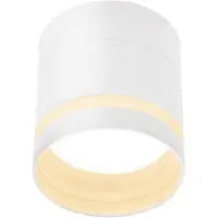 ZMH LED Aufbauspot Weiß Aufbaustrahler Rund Deckenstrahler 5W Spot Aufbauleuchte GX53 Warmweiß Deckenspot Acryl Deckenlampe für Flur Schlafzimmer