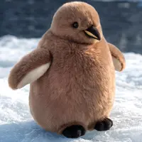 Merkloos Plüsch-Pinguin – Schwarz-weiß – Spielzeug für Kinder ab 3 Jahren – Plüschtier