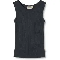 Wheat - Kid's Wool Silk Singlet Iggy - Merinounterwäsche Gr 140 schwarz