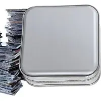 Markenlos CD-Etui für 40 CDs und DVDs tragbar leicht Aufbewahrung Grau