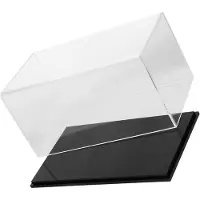 LTPRTZ Ausstellungsbox – Modellkasten-Organizer – Zur Aufbewahrung von Sammlungen – Staubdicht, transparent – 12 x 5,8 x 4,8 cm – Mehrfarbig