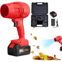 LTPRTZ Kabelloser Laubbläser - Gebläse für den Garten - Reinigung für Gartenarbeiten - Kompaktes Design - 16 kg - Rot