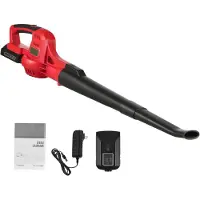 LTPRTZ Kabelloser Laubbläser - Elektrischer Kehrmaschine - Gartenpflege - Zweistufige Geschwindigkeitsregelung - 20V - Rot